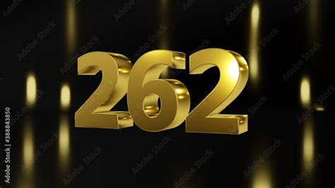 3D Lotto Number: 262 .